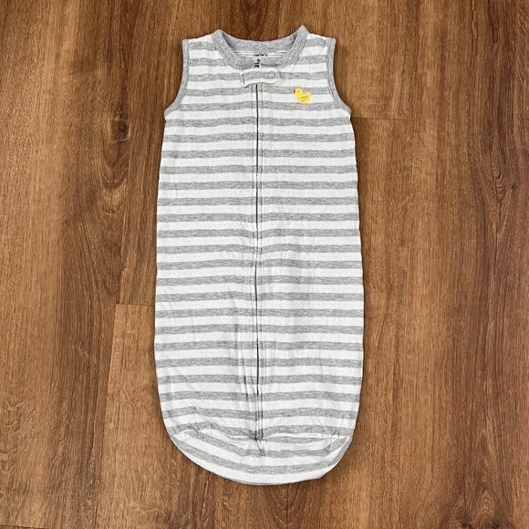 Carters Midweight Striped Sleep Sack Cotton Wearable Blanket 6-9M - Picture 1 of 8